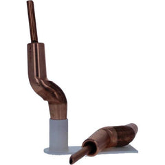 Tuffaloy - Spot Welder Tips For Use With: 4RW Electrode Holder Type: Double Bend Tip A Nose (Pointed) - Apex Tool & Supply
