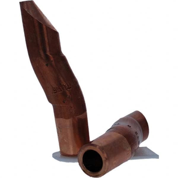 Tuffaloy - Spot Welder Tips For Use With: 5RW Electrode Holder Type: Double Bend Tip D Nose (Offset) - Apex Tool & Supply