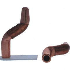 Tuffaloy - Spot Welder Tips For Use With: 4RW Electrode Holder Type: Double Bend Tip A Nose (Pointed) - Apex Tool & Supply