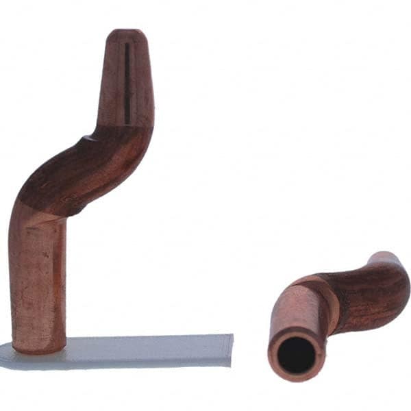 Tuffaloy - Spot Welder Tips For Use With: 4RW Electrode Holder Type: Double Bend Tip A Nose (Pointed) - Apex Tool & Supply