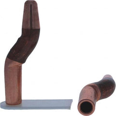 Tuffaloy - Spot Welder Tips For Use With: 4RW Electrode Holder Type: Double Bend Tip A Nose (Pointed) - Apex Tool & Supply