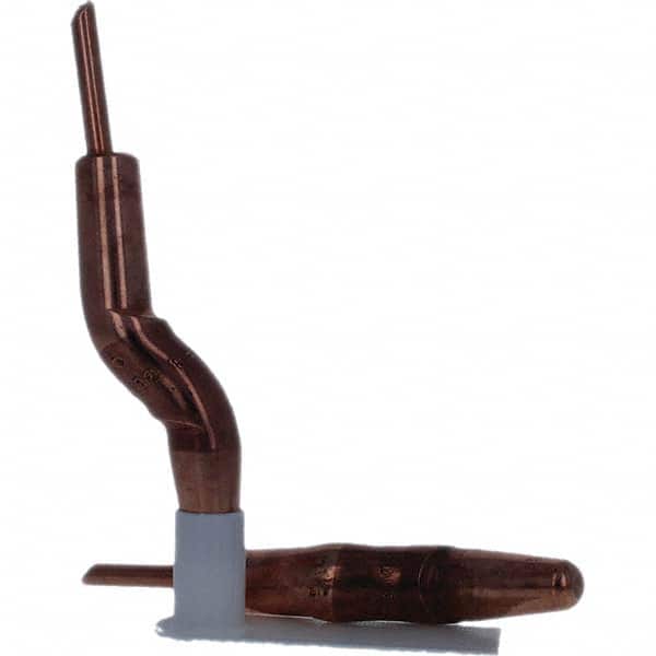 Tuffaloy - Spot Welder Tips For Use With: 4RW Electrode Holder Type: Double Bend Tip A Nose (Pointed) - Apex Tool & Supply