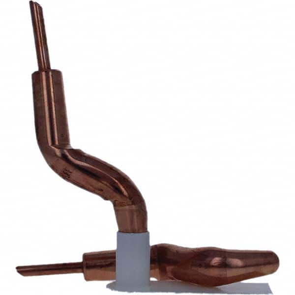Tuffaloy - Spot Welder Tips For Use With: 4RW Electrode Holder Type: Double Bend Tip A Nose (Pointed) - Apex Tool & Supply
