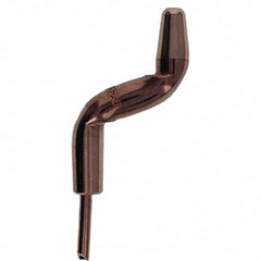 Tuffaloy - Spot Welder Tips For Use With: 4RW Electrode Holder Type: Double Bend Tip A Nose (Pointed) - Apex Tool & Supply