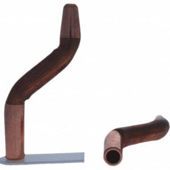 Tuffaloy - Spot Welder Tips For Use With: 4RW Electrode Holder Type: Double Bend Tip A Nose (Pointed) - Apex Tool & Supply