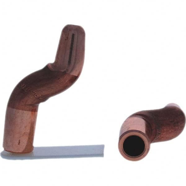 Tuffaloy - Spot Welder Tips For Use With: 5RW Electrode Holder Type: Double Bend Tip A Nose (Pointed) - Apex Tool & Supply