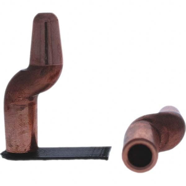 Tuffaloy - Spot Welder Tips For Use With: 5RW Electrode Holder Type: Double Bend Tip A Nose (Pointed) - Apex Tool & Supply