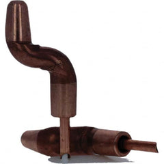 Tuffaloy - Spot Welder Tips For Use With: 5RW Electrode Holder Type: Double Bend Tip A Nose (Pointed) - Apex Tool & Supply