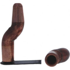 Tuffaloy - Spot Welder Tips For Use With: 5RW Electrode Holder Type: Double Bend Tip A Nose (Pointed) - Apex Tool & Supply