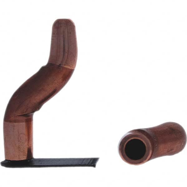 Tuffaloy - Spot Welder Tips For Use With: 5RW Electrode Holder Type: Double Bend Tip A Nose (Pointed) - Apex Tool & Supply