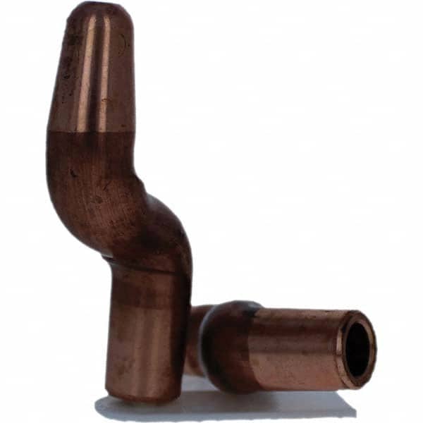 Tuffaloy - Spot Welder Tips For Use With: 5RW Electrode Holder Type: Double Bend Tip A Nose (Pointed) - Apex Tool & Supply