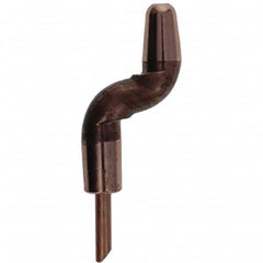 Tuffaloy - Spot Welder Tips For Use With: 5RW Electrode Holder Type: Double Bend Tip A Nose (Pointed) - Apex Tool & Supply
