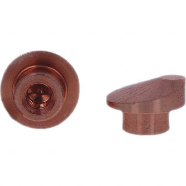 Tuffaloy - Spot Welder Tips For Use With: Socket Or Paddle Type Holder Type: Socket Tip D Nose (Offset) - Apex Tool & Supply
