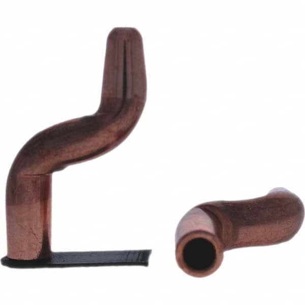 Tuffaloy - Spot Welder Tips For Use With: 5RW Electrode Holder Type: Double Bend Tip A Nose (Pointed) - Apex Tool & Supply
