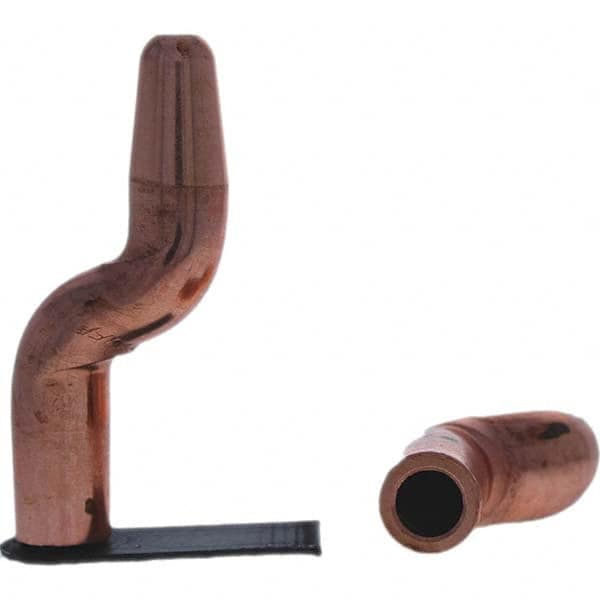 Tuffaloy - Spot Welder Tips For Use With: 5RW Electrode Holder Type: Double Bend Tip A Nose (Pointed) - Apex Tool & Supply