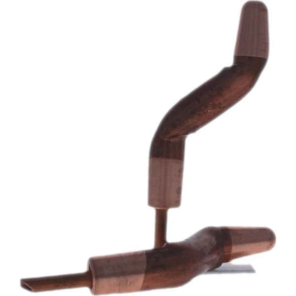 Tuffaloy - Spot Welder Tips For Use With: 5RW Electrode Holder Type: Double Bend Tip A Nose (Pointed) - Apex Tool & Supply