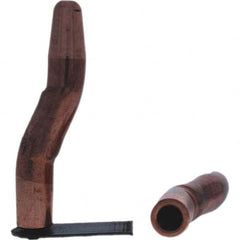 Tuffaloy - Spot Welder Tips For Use With: 5RW Electrode Holder Type: Double Bend Tip A Nose (Pointed) - Apex Tool & Supply