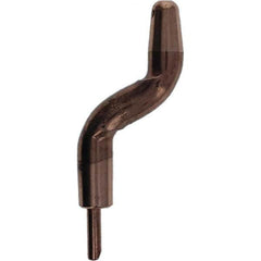 Tuffaloy - Spot Welder Tips For Use With: 5RW Electrode Holder Type: Double Bend Tip A Nose (Pointed) - Apex Tool & Supply