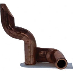 Tuffaloy - Spot Welder Tips For Use With: 4RW Electrode Holder Type: Double Bend Tip D Nose (Offset) - Apex Tool & Supply