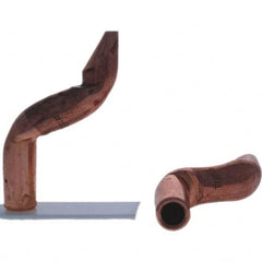 Tuffaloy - Spot Welder Tips For Use With: 4RW Electrode Holder Type: Double Bend Tip D Nose (Offset) - Apex Tool & Supply