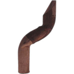 Tuffaloy - Spot Welder Tips For Use With: 4RW Electrode Holder Type: Double Bend Tip D Nose (Offset) - Apex Tool & Supply