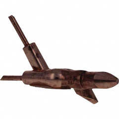Tuffaloy - Spot Welder Tips For Use With: 4RW Electrode Holder Type: Double Bend Tip D Nose (Offset) - Apex Tool & Supply