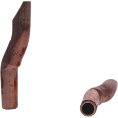 Tuffaloy - Spot Welder Tips For Use With: 4RW Electrode Holder Type: Double Bend Tip D Nose (Offset) - Apex Tool & Supply
