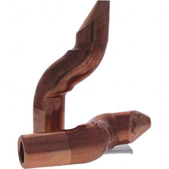 Tuffaloy - Spot Welder Tips For Use With: 5RW Electrode Holder Type: Double Bend Tip D Nose (Offset) - Apex Tool & Supply