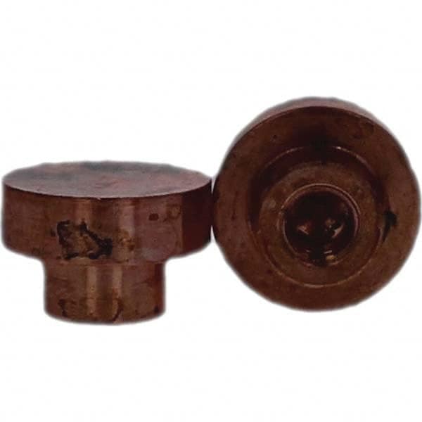 Tuffaloy - Spot Welder Tips For Use With: Socket Or Paddle Type Holder Type: Socket Tip C Nose (Flat) - Apex Tool & Supply