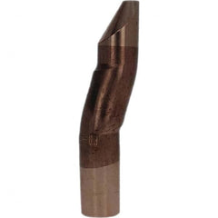 Tuffaloy - Spot Welder Tips For Use With: 5RW Electrode Holder Type: Double Bend Tip D Nose (Offset) - Apex Tool & Supply