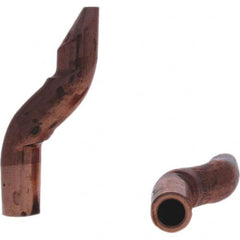 Tuffaloy - Spot Welder Tips For Use With: 5RW Electrode Holder Type: Double Bend Tip D Nose (Offset) - Apex Tool & Supply