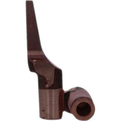 Tuffaloy - Spot Welder Tips For Use With: 5RW Electrode Holder Type: Misc Double Bend Tip Rectangular Nose - Apex Tool & Supply