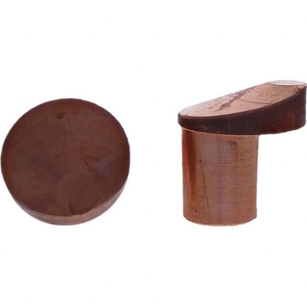 Tuffaloy - Spot Welder Tips For Use With: 4RW Electrode Holder Type: Paddle Tip D Nose (Offset) - Apex Tool & Supply
