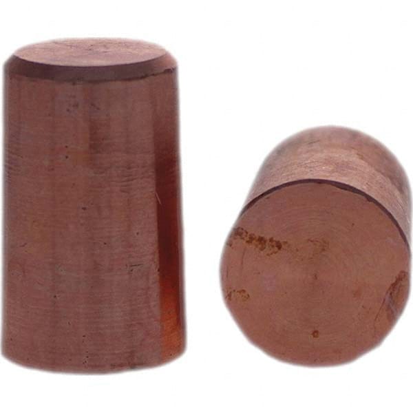 Tuffaloy - Spot Welder Tips For Use With: 4RW Electrode Holder Type: Paddle Tip C Nose (Flat) - Apex Tool & Supply