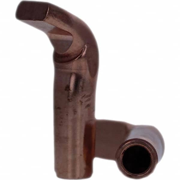 Tuffaloy - Spot Welder Tips For Use With: 5RW Electrode Holder Type: Single Bend Tip Spade Nose - Apex Tool & Supply