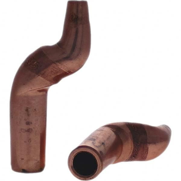 Tuffaloy - Spot Welder Tips For Use With: 4RW Electrode Holder Type: Misc Double Bend Tip C Nose (Flat) - Apex Tool & Supply