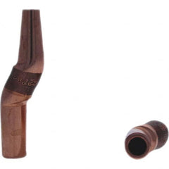 Tuffaloy - Spot Welder Tips For Use With: 4RW Electrode Holder Type: Misc Double Bend Tip C Nose (Flat) - Apex Tool & Supply