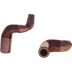Tuffaloy - Spot Welder Tips For Use With: 5RW Electrode Holder Type: Misc Double Bend Tip C Nose (Flat) - Apex Tool & Supply