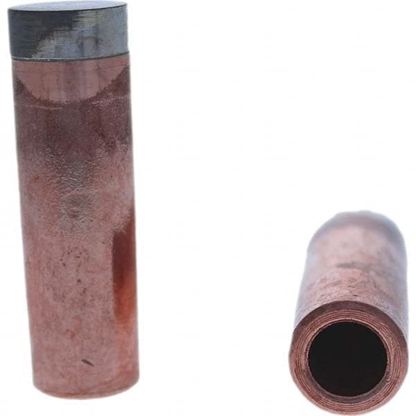 Tuffaloy - Spot Welder Tips For Use With: 5RW Electrode Holder Type: Refactory Straight Tip C Nose (Flat) - Apex Tool & Supply