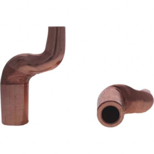 Tuffaloy - Spot Welder Tips For Use With: 7RW Electrode Holder Type: Misc Double Bend Tip C Nose (Flat) - Apex Tool & Supply