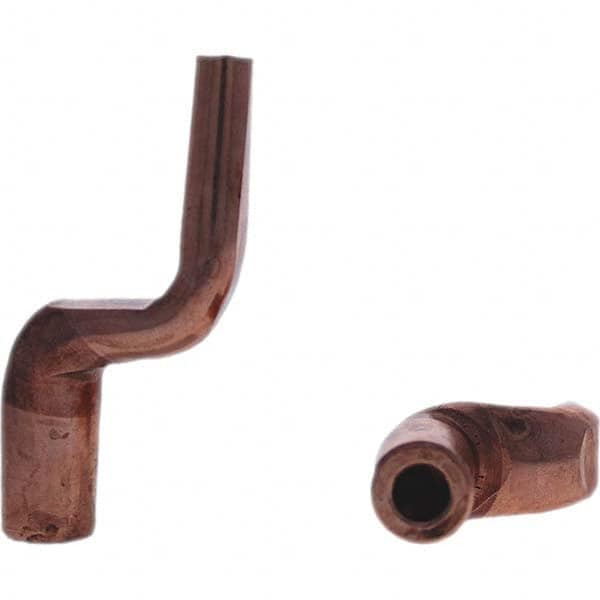Tuffaloy - Spot Welder Tips For Use With: 5RW Electrode Holder Type: Misc Double Bend Tip Spade Nose - Apex Tool & Supply