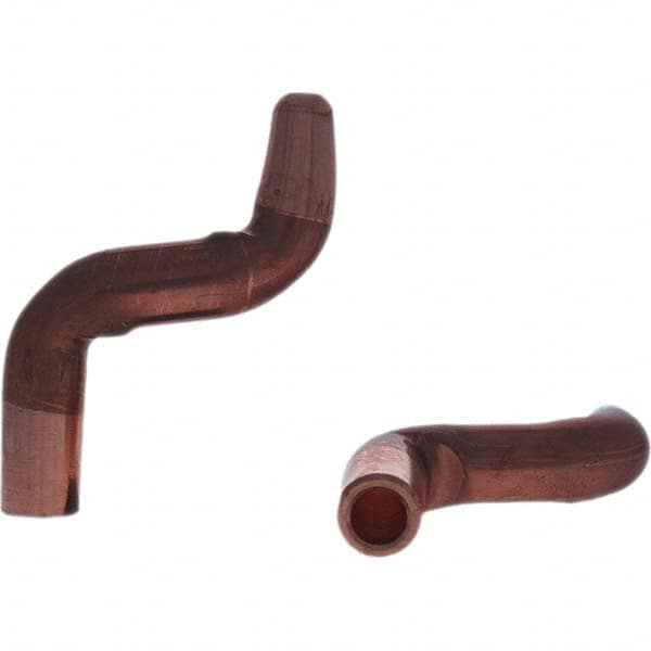 Tuffaloy - Spot Welder Tips For Use With: 5RW Electrode Holder Type: Misc Double Bend Tips A Nose (Pointed) - Apex Tool & Supply