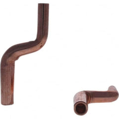 Tuffaloy - Spot Welder Tips For Use With: 4RW Electrode Holder Type: Misc Double Bend Tip C Nose (Flat) - Apex Tool & Supply
