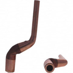 Tuffaloy - Spot Welder Tips For Use With: 5RW Electrode Holder Type: Misc Double Bend Tip C Nose (Flat) - Apex Tool & Supply