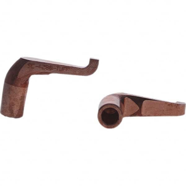 Tuffaloy - Spot Welder Tips For Use With: 5RW Electrode Holder Type: Misc Double Bend Tip Rectangular Nose - Apex Tool & Supply