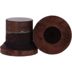 Tuffaloy - Spot Welder Tips For Use With: HP Size 1 High Pressure Holder Type: High Pressure Tip C Nose (Flat) - Apex Tool & Supply