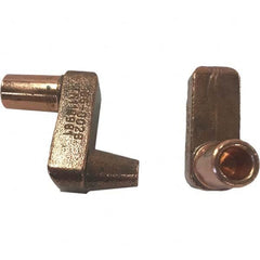 Tuffaloy - Spot Welder Tips For Use With: 5RW Electrode Holder Type: Misc Double Bend Tip E Nose (Truncated) - Apex Tool & Supply