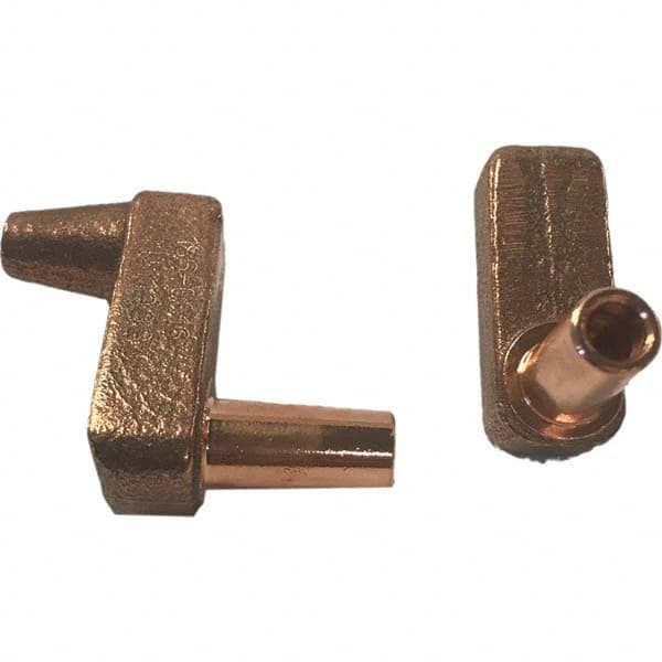 Tuffaloy - Spot Welder Tips For Use With: 4RW Electrode Holder Type: Misc Double Bend Tip E Nose (Truncated) - Apex Tool & Supply