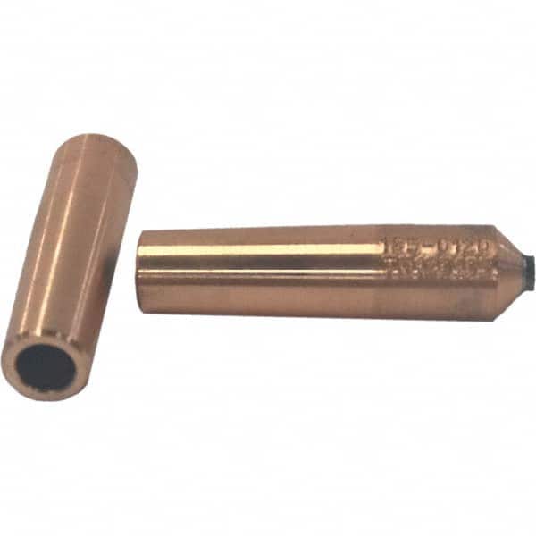 Tuffaloy - Spot Welder Tips For Use With: 4RW Electrode Holder Type: Refactory Straight Tip A Nose (Pointed) - Apex Tool & Supply