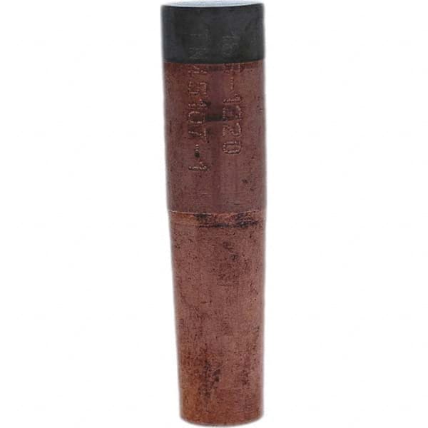 Tuffaloy - Spot Welder Tips For Use With: 4RW Electrode Holder Type: Refactory Straight Tip C Nose (Flat) - Apex Tool & Supply